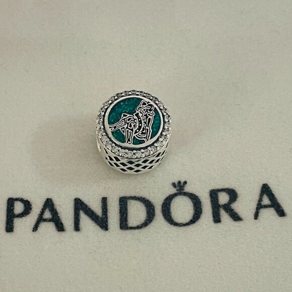 Pandora Welcome Y‘All Bracelet Charm Dog Bead Button S925 Sterling Silver - Picture 3 of 5